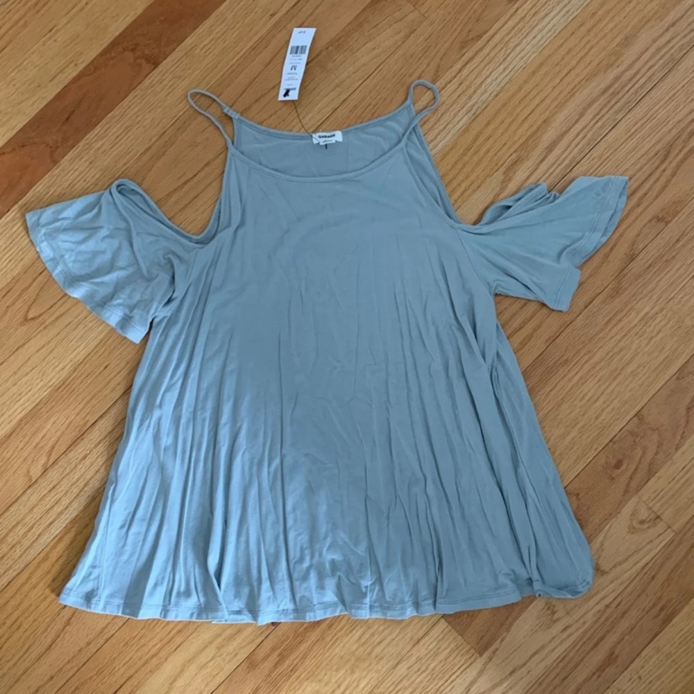 NWT Garage Cole Shoulder Top